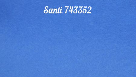М'який фетр, колір Волошковий 743352 , розмір 21х30см, товщина 1,2 мм, 1 аркуш Santi