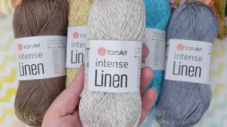 Пряжа Інтенсе Лінен Ярн Арт Intense Linen Yarn Art 
