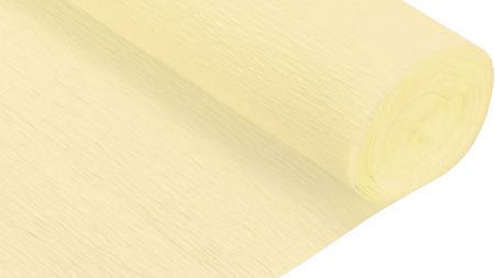 Гофрований папір SANTI Кремовий 708082, щільність 122г/м² , рулон 50*200см