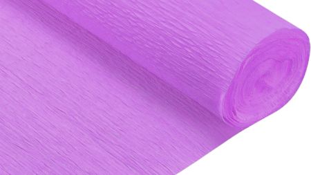 Гофрований папір SANTI Бузковий 708087, щільність 122г/м² , рулон 50*200см