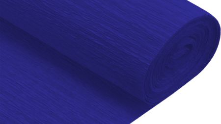 Гофрований папір SANTI Темно-синій 708090, щільність 122г/м² , рулон 50*200см