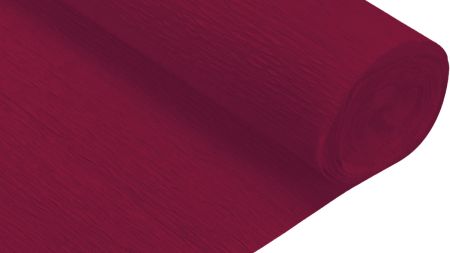 Гофрований папір SANTI Бордовий 708439, щільність 122г/м² , рулон 50*200см