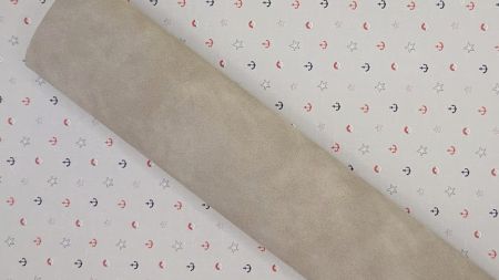 Штучна замша для рукоділля А4 колір Світло-Сірий, 1 шт