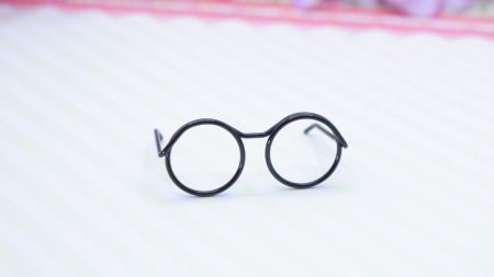 Окуляри для іграшок, дротові, колір Чорний, розмір 35*24 мм