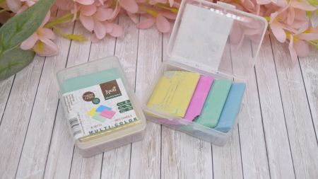 Різнокольорові кравецькі крейди, 4 шт в пластиковій коробочці, 36770 JYOTI