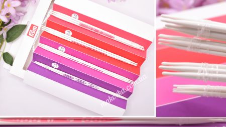 Набір шкарпеткових панчішних спиць Prym 194000, товщина 2,5мм, 3мм, 3,5мм, 4мм, довжина 20см ,трикутні