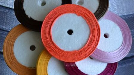 Атласная лента в бобинах3722