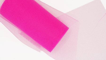 Фатинова стрічка Темно-рожева, ширина 15см, 1 метр