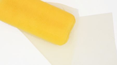 Фатинова стрічка Жовта, ширина 15см, 1 метр