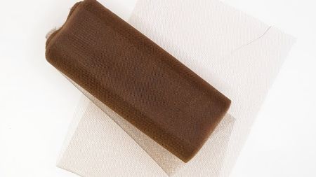 Фатинова стрічка Коричнева, ширина 15см, 1 метр