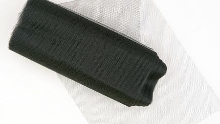 Фатинова стрічка Чорна, ширина 15см, 1 метр