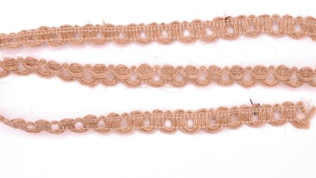 Стрічка тесьма джутова, Хаиля, ширина 10 мм , 1 метр , 164145