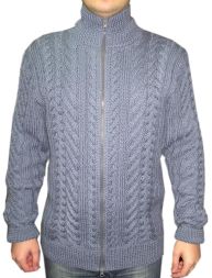 Мужская кофта с косами