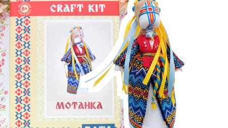 Набір для творчості Лялька-мотанка Незалежна НС-009 Умняшка , BAVA Craft Kits