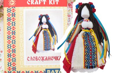 Набір для творчості Лялька-мотанка Слобожаночка НС-010 Умняшка , BAVA Craft Kits