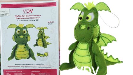 Набір для шиття з фетру іграшки Дракончик ФН-116 ВДВ