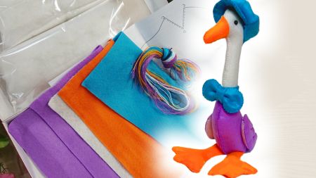 Набір для шиття з фетру іграшки Гусачок ФН-125 ВДВ