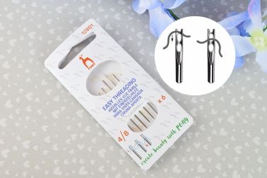 12801 PONY Голки для слабозорих , голки що легко вдягаються 6шт Easy Threading Needle