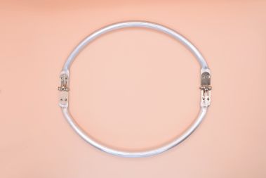 Замок рамка, фермуар, алюмінієвий каркас М-24 для створення сумок, форма дуги 23*11 см