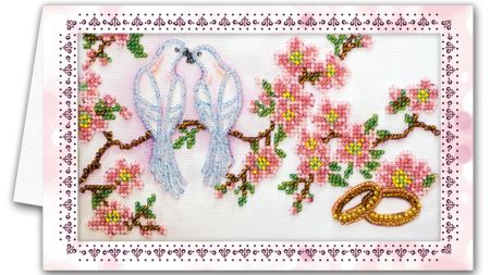 AOM серія , листівки-конверти мікробісером41806