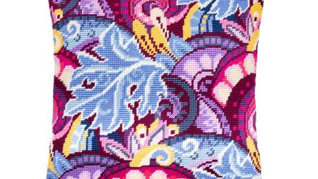 Фіолетова казка V-119, ТМ Чарівниця Набір для вишивання декоративної подушки напівхрестом