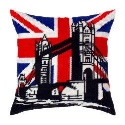 Набір для вишивання Подушка напівхрестиком 40х40см V-434 Велика Британія, Чарівниця