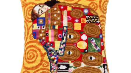 Захват (серія Дерево життя), Ґ. Клімт V-522, ТМ Чарівниця Набір для вишивання декоративної подушки напівхрестом 