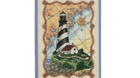 Набір для вишивання хрестиком 06779 Mariner’s Light  Світло для моряків DIMENSIONS