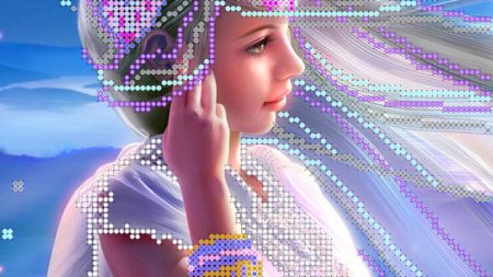 Люди (рисунок на ткани)5282