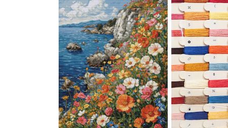 Набір для вишивання хрестиком BU5054 Літні духи, Лука-С