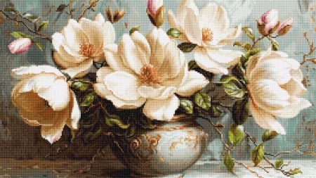 Набір для вишивання гобелен G707 Таємничі магнолії GOBLEN Luca-s 