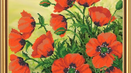 Цветы, деревья, природа, натюрморт (рисунок на ткани)5258