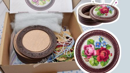 Набір для вишивання скринька-гольниця FLTL-027 Квіти з бабусиного саду Wonderland Crafts (Чарівна Країна)