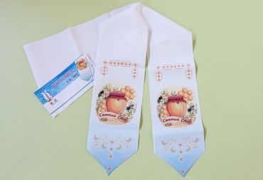 Пошитий бант під вишивку СБ 04 Святий Медовий Спас , габардин, Барви Поділля