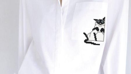 Вишивка на одязі - схеми і набори43231