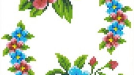 Водорастворимый флизелин с рисунком Каролинка21598