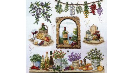 Набір для вишивання нитками муліне М-0303 Магія ароматів, ВДВ семплер