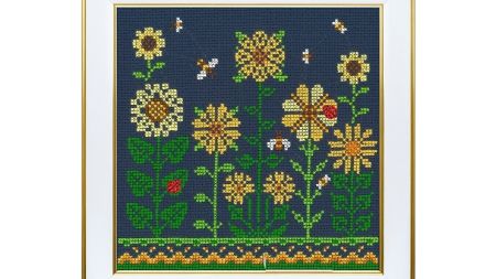 Набір для вишивання нитками М-0374 Соняхи ВДВ семплер