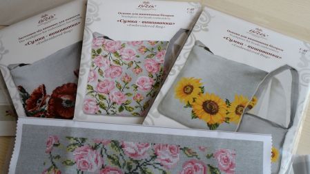 Распаковка набора для изготовления сумки-вышиванки