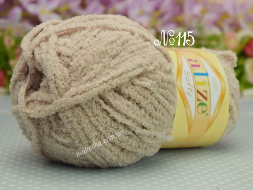 Велюрові нитки Бебі Софті Алізе Alize Baby Softy для в'язання | Маковка