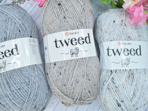 Пряжа Твід ярнарт Tweed Yarn Art для в'язання | Маковка