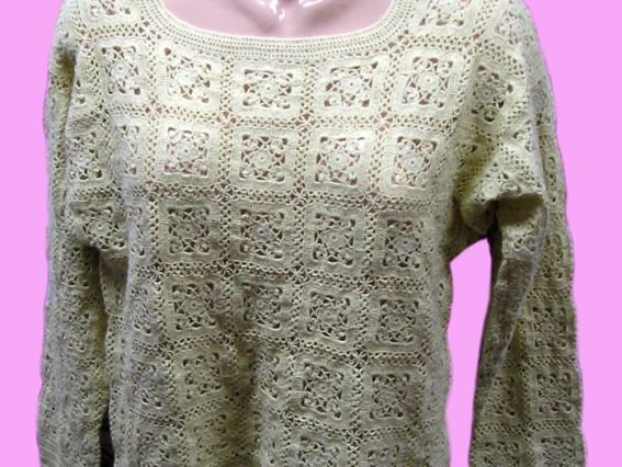 Ажурный джемперок