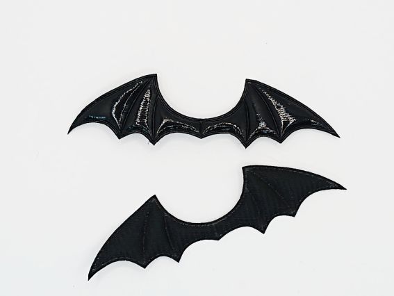 Декоративний елемент Крила Сукуба Чорні , крила кажана, 10*2,5 см, 1 шт