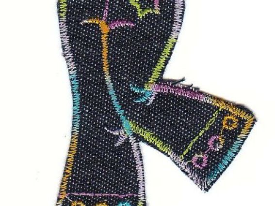 Термо-аппликация Джинсовая Штаны мультицвет Термо-аппликация Джинсовая Штаны мультицвет