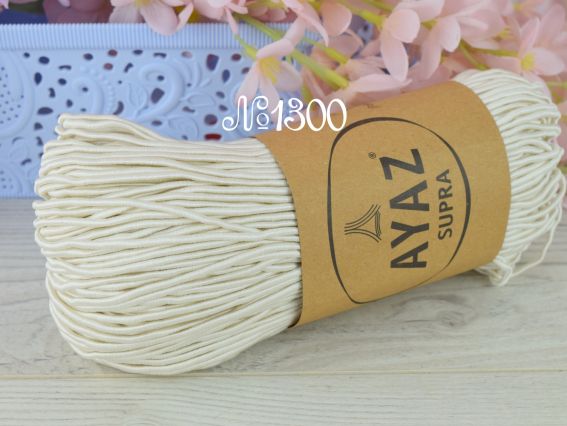SUPRA AYAZ нитки 1300 молочний