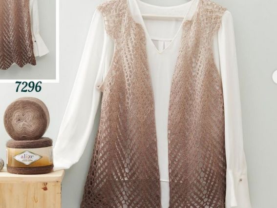 Напіввовняна пряжа Alize Angora Gold Ombre Batik (Ангора голд омбре Алізе)