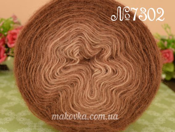 Angora Gold OMBRE BATIK Alize пряжа 7302 коричневый мокко