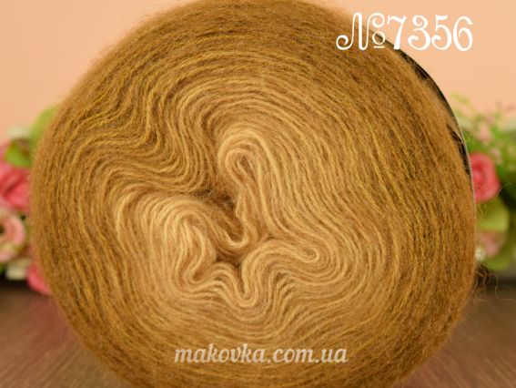 Angora Gold OMBRE BATIK Alize пряжа 7356 коричневый