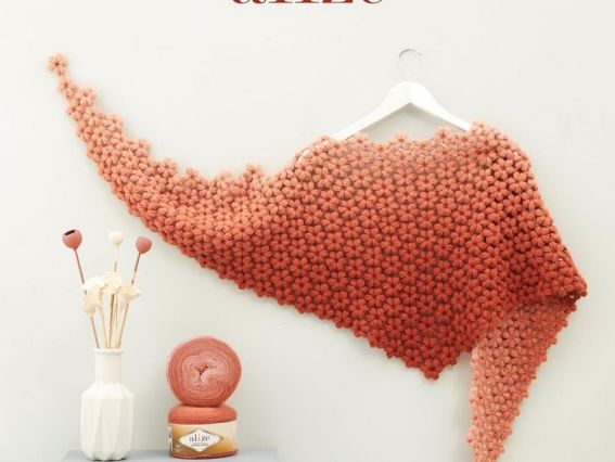 Напіввовняна пряжа Alize Angora Gold Ombre Batik (Ангора голд омбре Алізе)