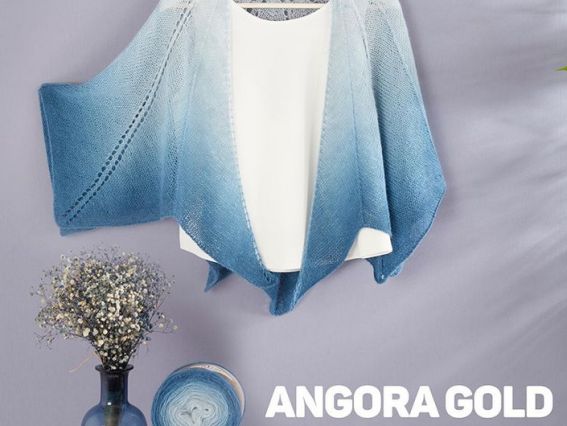 Напіввовняна пряжа Alize Angora Gold Ombre Batik (Ангора голд омбре Алізе)